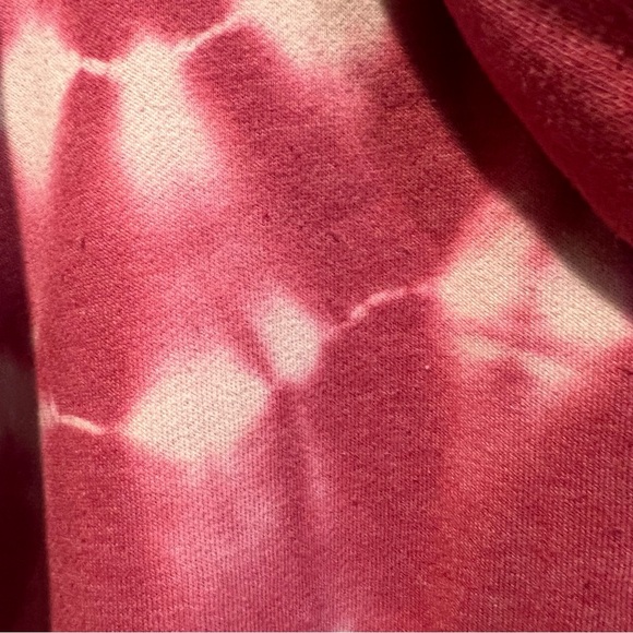 Free People Movement Dusty Rose and White Lace-Up Hoodie size Small - Picture 10 of 15